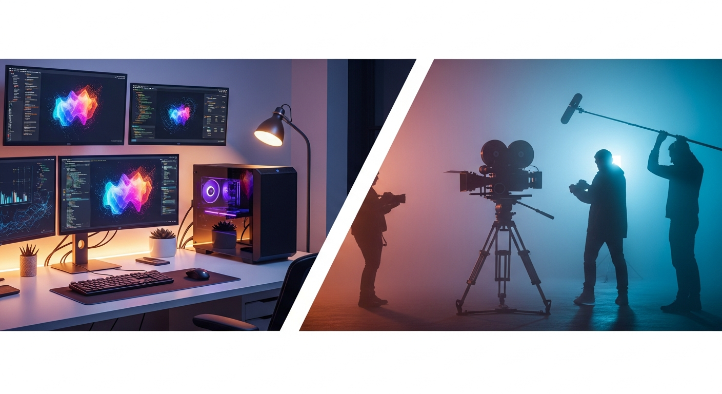 AI vs Traditional Video Production: 7 Key Differences
